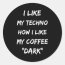 Search for techno music stickers Trance