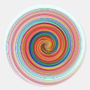 Search for spiral patterns stickers Colourful