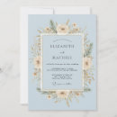 Search for ice blue winter wedding invitations Floral