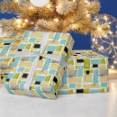 Search for aqua christmas wrapping paper Colourful
