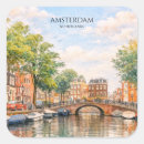 Search for amsterdam city stickers Watercolor