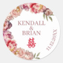 Search for pink and white wedding stickers Flower