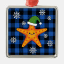 Search for starfish christmas tree decorations Blue