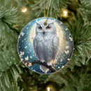 Search for snowy owl christmas tree decorations Bird