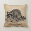 Search for raccoon cushions Rustic