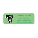 Search for skunk return address labels Cute