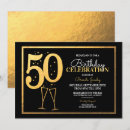 Search for champagne toast invitations Black and gold