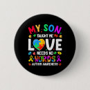 Search for autistic son badges Support