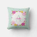 Search for mint and pink cushions For kids