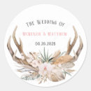 Search for floral antler stickers Bohemian