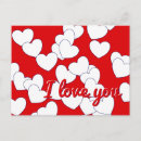 Search for red love heart postcards Vacation
