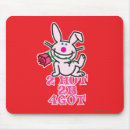 Search for happy bunny mousepads Valentine
