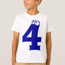 Search for 4th birthday kids tshirts Four