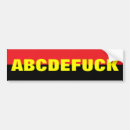 Search for alphabet bumper stickers School