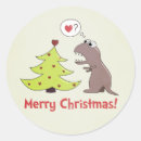 Search for cartoon christmas stickers Illustration