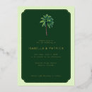 Search for vintage tropical wedding invitations Gold