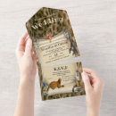 Search for wildlife wedding invitations African
