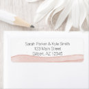 Search for ombre return address labels Blush pink