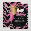 Search for black zebra stripe invitations Pink