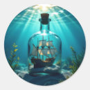 Search for nautical bottle stickers Ocean