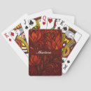 Search for art nouveau playing cards Red