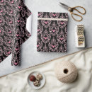 Search for black damask wrapping paper Chic