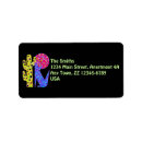 Search for wolf and moon return address labels Howling at the moon