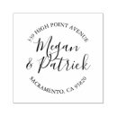 Search for wedding rubber stamps Round