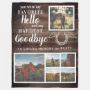 Search for horse photo blankets In loving memory