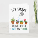 Search for funny gardening cards Pun
