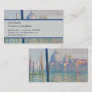 Search for canal business cards Venice
