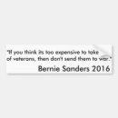 Search for sanders bumper stickers 2016