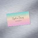 Search for iridescent business cards Nail salon