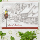 Search for victorian christmas tea towels White