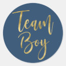Search for team blue baby shower stickers Boy or girl