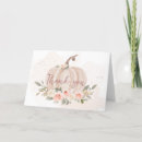 Search for pumpkin baby shower thank you cards Blush pink