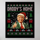 Search for ugly christmas sweater posters Presidential satire