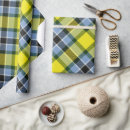 Search for blue tartan wrapping paper For him