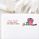 Search for baby owl return address labels Owls
