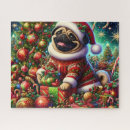Search for christmas dogs puzzles Pug