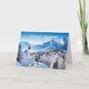 Search for mountain scene christmas cards Winter