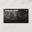 Search for trucking company business cards Transport