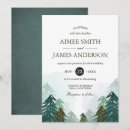 Search for pine wedding invitations Evergreen