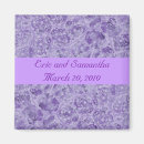 Search for purple save the date magnets Abstract