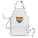 Search for lgbt rainbow aprons Heart