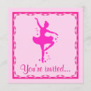 Search for ballet performance invitations Pink