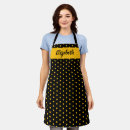 Search for black polka dot aprons Baker