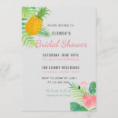Search for pineapple bridal shower invitations Pink