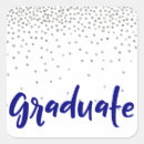 Search for silver confetti stickers Graduate