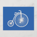 Search for blue bicycle postcards Vintage